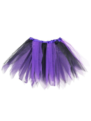 Tutu Morado y Negro 40cms - Faldas y Pantalones