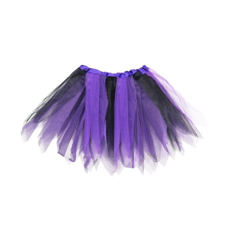 Tutu Morado y Negro 40cms - Faldas y Pantalones