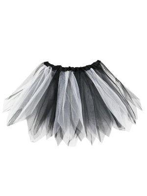 Tutu Blanco y Negro 30cms - Faldas y Pantalones