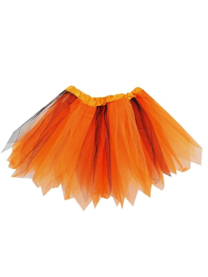Tutu Naranja y Negro 30cms - Faldas y Pantalones