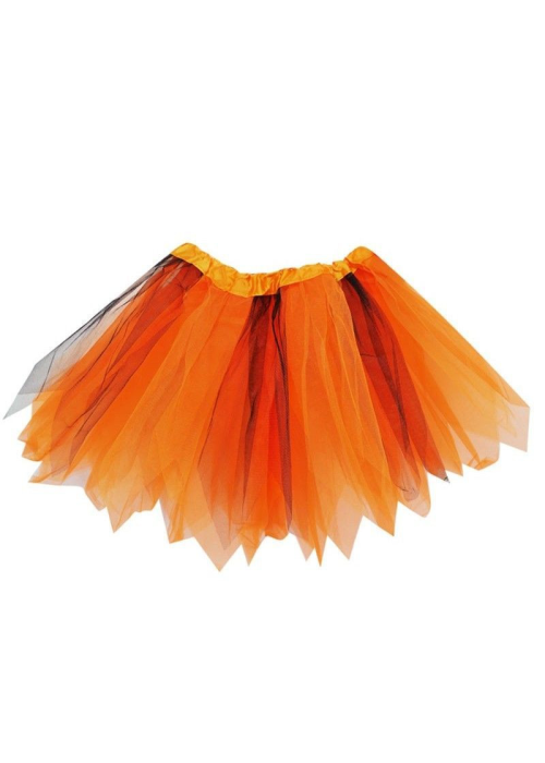 Tutu Naranja y Negro 30cms - Faldas y Pantalones