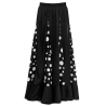 Falda Sevillana con Lunares Blancos - Disfraces de Sevillana para Mujer