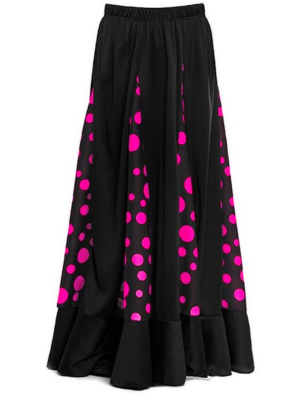 Falda Sevillana con Lunares Rosa - Disfraces de Sevillana para Mujer
