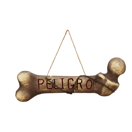 Cartel Peligro Hueso