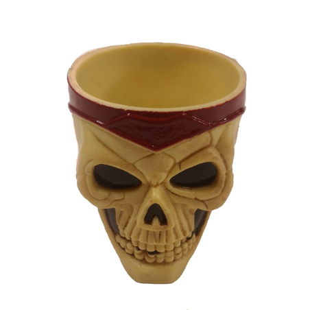 Vaso Chupito Calavera granate. - Decoracion Halloween