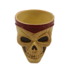 Vaso Chupito Calavera granate. - Decoracion Halloween