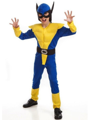 Comprar Disfraz de Lobezno Amarillo Infantil - Disfraces de Superheroes para Niños