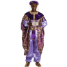 Disfraz de Rey Baltasar Morado - Disfraces Navideños para Hombres