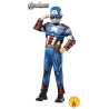 Disfraz de Capitan America Deluxe Infantil - Disfraces de Capitan America