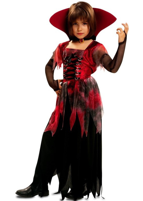 Disfraz de Vampiresa Clasica para Niña - Disfraces Halloween Vampiros