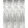 Cortina de Flecos Plateada 1x2m - Guirnaldas