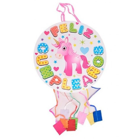Piñata de Unicornio con Tiras - CELEBRACIONES