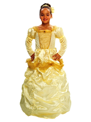 Disfraz de Princesa Amarilla Infantil - Disfraces de Princesas para Niñas