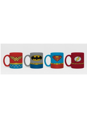 Tazas Expreso Uniformes DC Comics - Tazas y Vasos Frikis