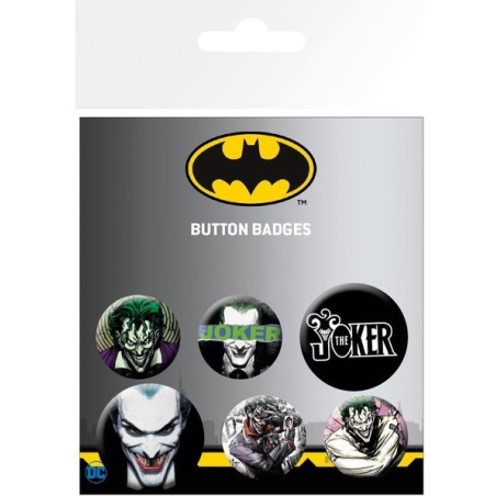 6 chapas Joker DC Comics