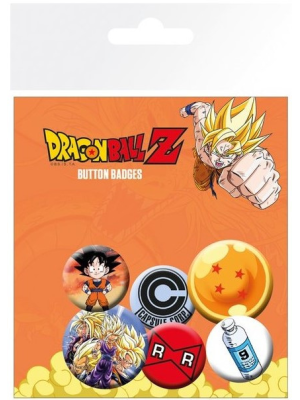 6 Chapas Dragon Ball - ZONA FRIKI