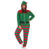 Disfraz de Elfo Pijama - Disfraces Navideños Adultos