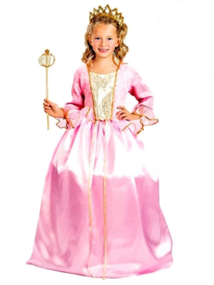 Disfraz de Princesa Rosa Niña - Disfraces de Princesas para Niñas