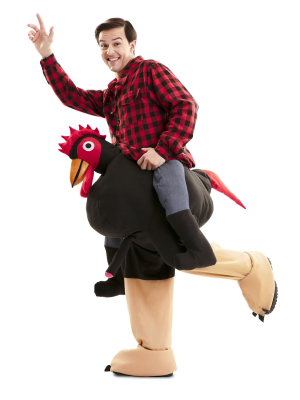 Disfraz de Gallo Exibicionista a Hombros - Disfraces A Hombros
