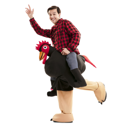 Disfraz de Gallo Exibicionista a Hombros - Disfraces A Hombros