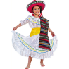 Disfraz de Mejicana Infantil. - Disfraces de Mexicana para Niñas