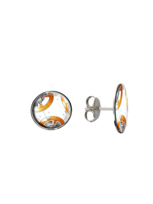 Pendientes Droide Naranja