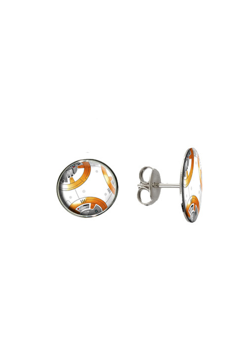 Pendientes Droide Naranja