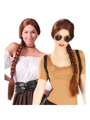Erosi Peluka braid Gaztaina bakarrik 9.50€ – mozorro Denda online