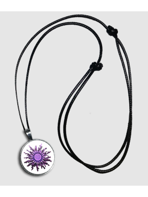 Colgante Eguzkilore Morado - Colgantes, Pulseras y Pendientes