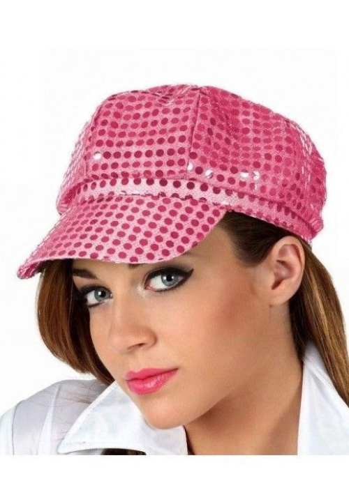 Gorra Lentejuelas Rosa