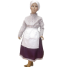 Conjunto Casera infantil Morado Oscuro Laida - Trajes Neska - Baserritarra Niña