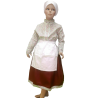 Conjunto Casera Infantil Granate Oscuro Laida - Trajes Neska - Baserritarra Niña