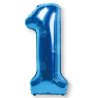 Globo Azul Numero 1 de Foil 32 - Globos