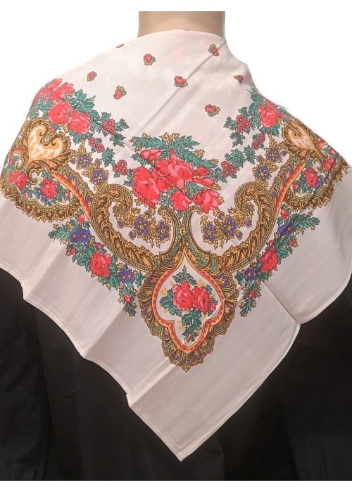 Pañuelo Portugues Beige - Pañuelos y Delantales Regionales