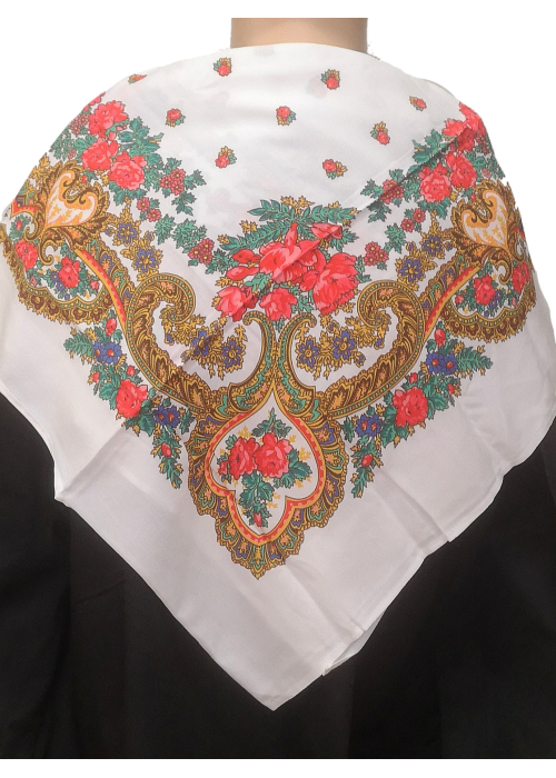 Pañuelo Portugues Blanco - Pañuelos y Delantales Regionales
