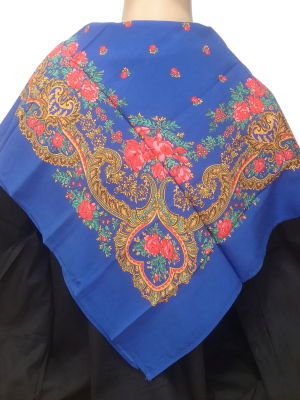 Pañuelo Portugues Azul - Pañuelos y Delantales Regionales