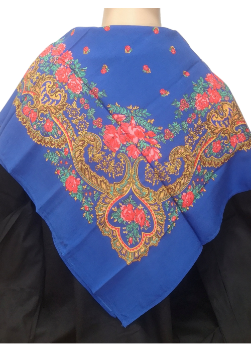 Pañuelo Portugues Azul - Pañuelos y Delantales Regionales