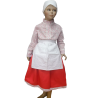 Conjunto Casera infantil Rojo Laida - Trajes Neska - Baserritarra Niña