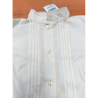 Camisa Casera Mujer con Puntillas Beige - TRAJES REGIONALES