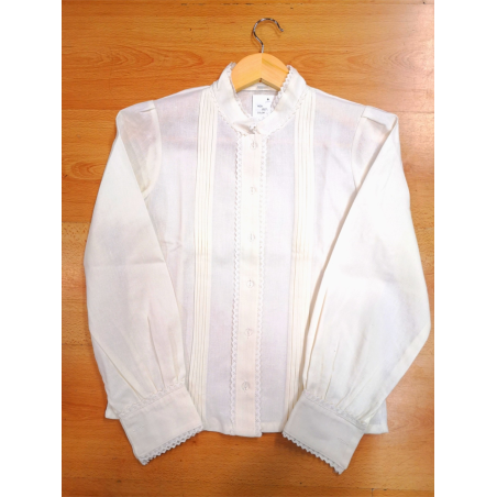 Blusa Casera Beige Mujer Txindoki - TRAJES REGIONALES