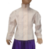 Camisa Casera Niña con Puntillas Beige - TRAJES REGIONALES