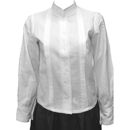 Blusa Casera Blanca Mujer Txindoki - TRAJES REGIONALES