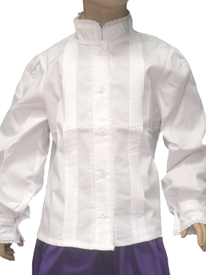 Blusa Casera Blanca Niña Txindoki - TRAJES REGIONALES