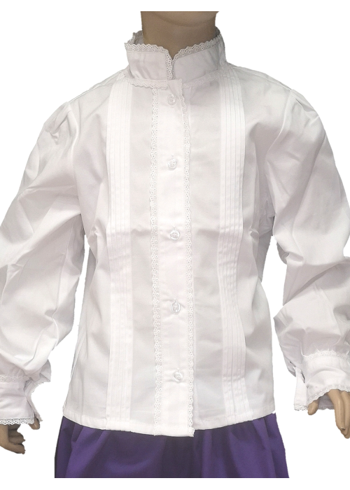 Blusa Casera Blanca Niña Txindoki - TRAJES REGIONALES