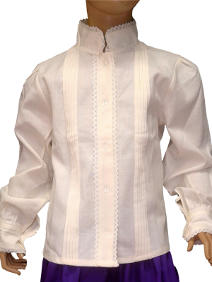 Blusa Casera Beige Niña Txindoki - TRAJES REGIONALES