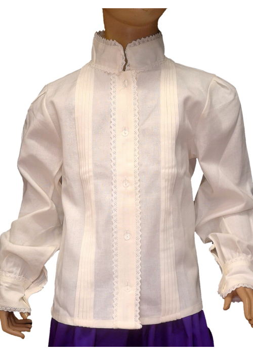 Blusa Casera Beige Niña Txindoki - TRAJES REGIONALES