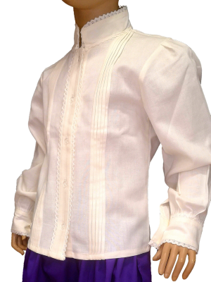 Blusa Casera Beige Niña Txindoki - TRAJES REGIONALES