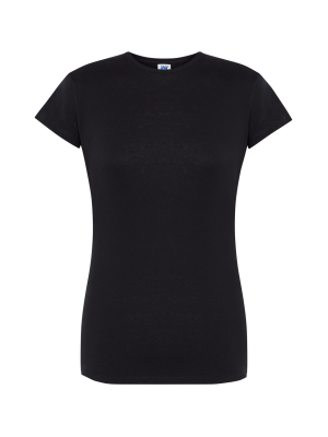 Camiseta Negra Manga Corta Mujer - Camisetas y Polos