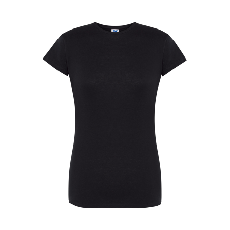 Camiseta Negra Manga Corta Mujer - Camisetas y Polos