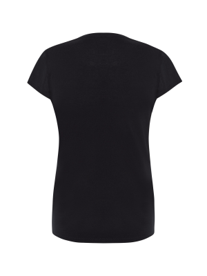 Camiseta Negra Manga Corta Mujer - Camisetas y Polos